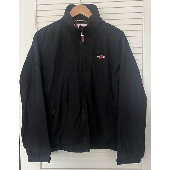 SLAM Summer Sailing Jacket Black Men’s Small Nylon Lined Ghost Pocket NWT - Picture 1 of 10